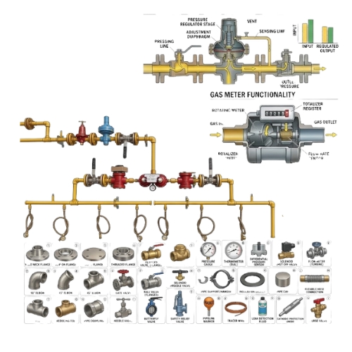 Gas Pipeline Fittings & Accessories Manufacturers